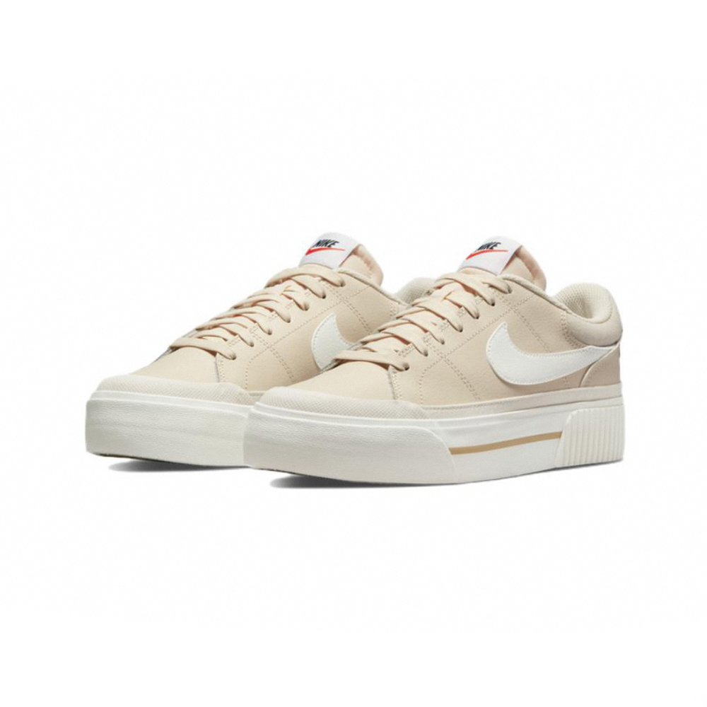 Nike Court Legacy Lift 厚底 蜂蜜奶茶色 休閒鞋 DM7590-200