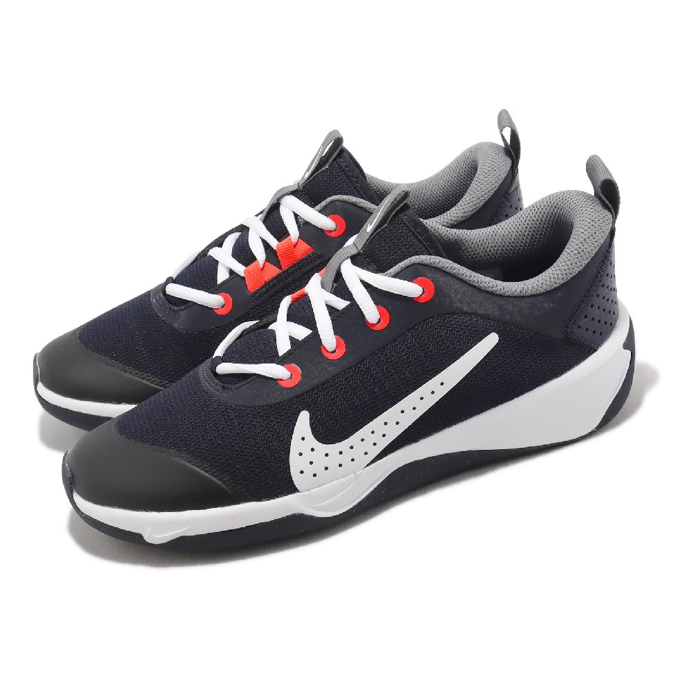 Nike 耐吉 排球鞋 Omni Multi-Court GS 大童 女鞋 深藍 白 運動鞋 羽球 桌球 DM9027-402