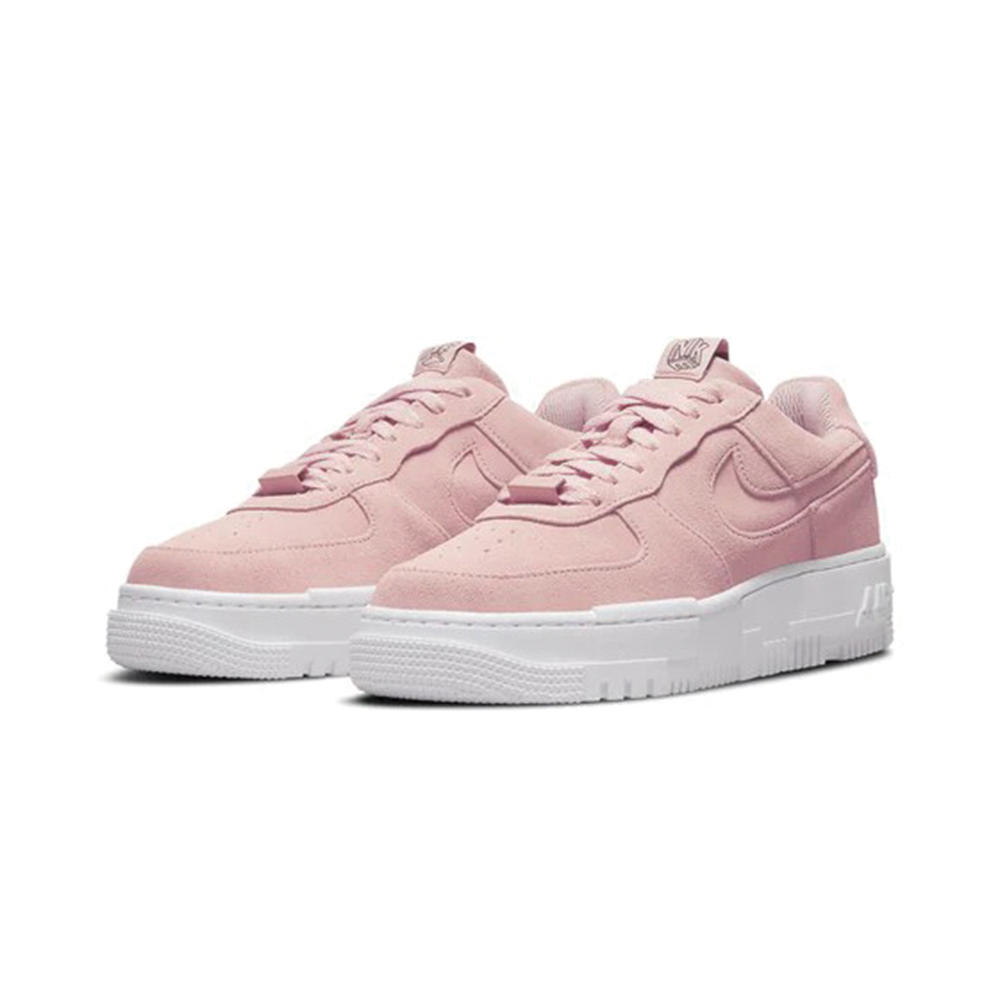 W Nike Air Force 1 Pixel 粉色麂皮 女鞋 休閒鞋 DQ5570-600