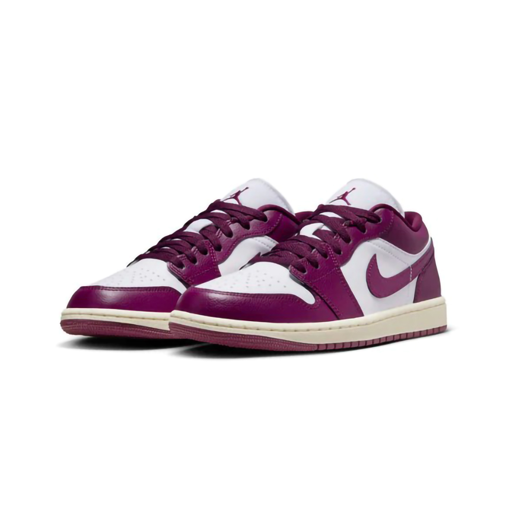 W Air Jordan 1 Low Fireberry 白紫 AJ1 低筒 休閒鞋 女鞋 DC0774-161