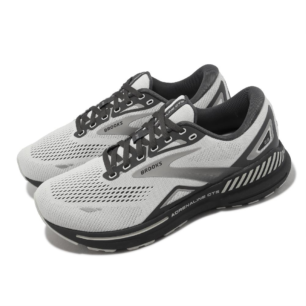 Brooks 布魯克斯 慢跑鞋 Adrenaline GTS 23 4E 超寬楦 灰 男鞋 腎上腺素 運動鞋 馬拉松 1103914E065