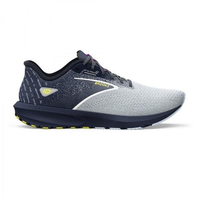 Brooks Launch 10 [1104091D009 男 慢跑鞋 運動 路跑 競速 緩衝 輕量 緩衝 灰 藍