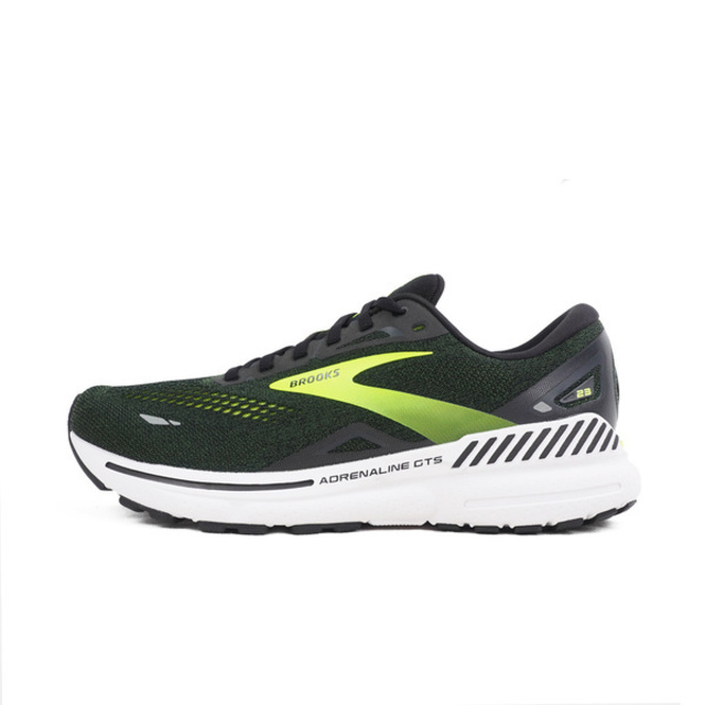 Brooks Adrenaline GTS 23 [1103911D079 男 慢跑鞋 路跑 避震緩衝象限 黑 螢綠