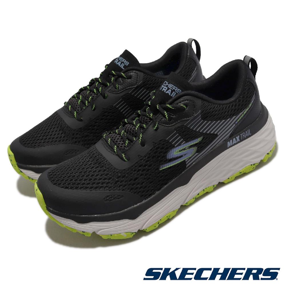 Skechers 慢跑鞋 Max Cushioning Elite Trail 女鞋 黑 越野 路跑 反光 運動鞋 129147BKLM