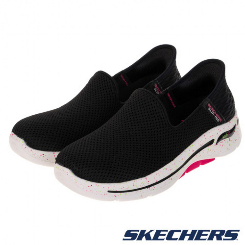 【SKECHERS】GO WALK ARCH FIT 女 休閒鞋-124888BKHP