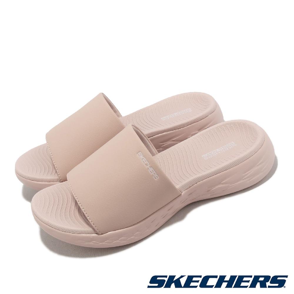 Skechers 拖鞋 On-The-Go 600-Pursue 粉紅 女鞋 回彈 瑜珈鞋墊 涼拖鞋 休閒鞋 140727MVE