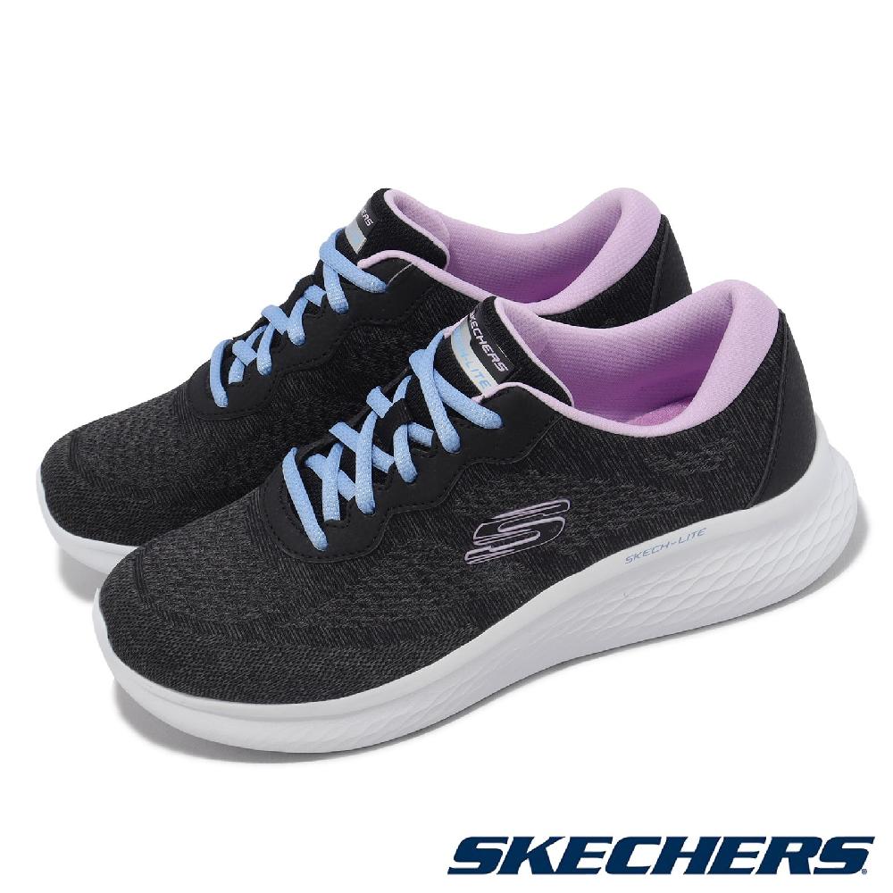 Skechers 斯凱奇 休閒鞋 Skech-Lite Pro 寬楦 女鞋 黑 藍 紫 透氣 緩衝 運動鞋 150045WBKLV