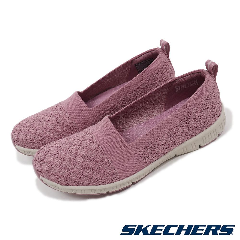 Skechers 斯凱奇 休閒鞋 Be-Cool-Perfect Days 女鞋 玫瑰粉 套入式 針織 懶人鞋 100622ROS