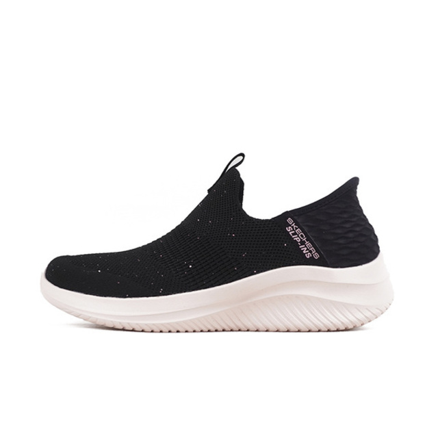 Skechers Ultra Flex 3.0 [149594BKRG 女 健走鞋 步行 運動 休閒 亮片 套穿式 黑