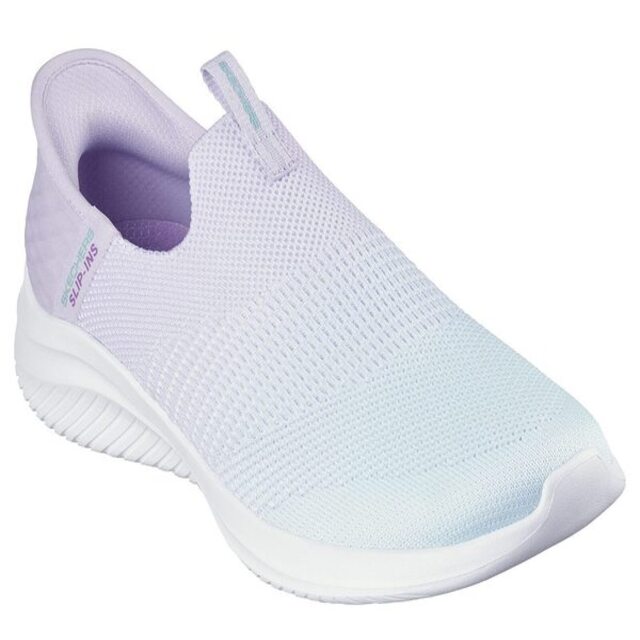 Skechers Ultra Flex 3.0 [150183LVTQ 女 健走鞋 休閒 步行 瞬穿舒適科技 紫 淺藍