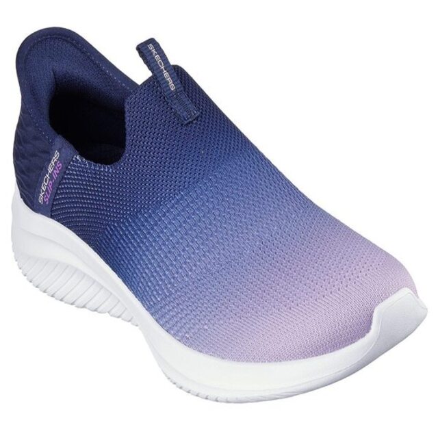 Skechers Ultra Flex 3.0 [150183NVLV 女 健走鞋 休閒 步行 瞬穿舒適科技 深藍 紫