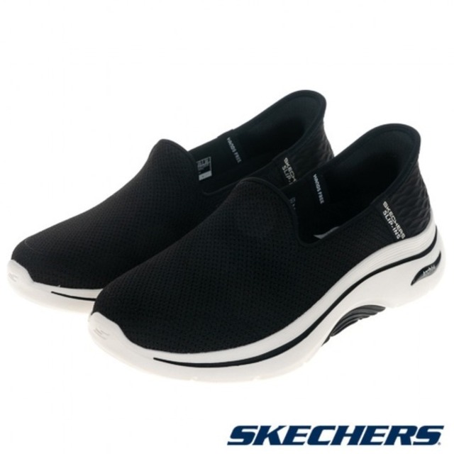 Skechers Go Walk Arch Fit 2.0 [125315WBKW 女 休閒鞋 寬楦 瞬穿 舒適 黑白