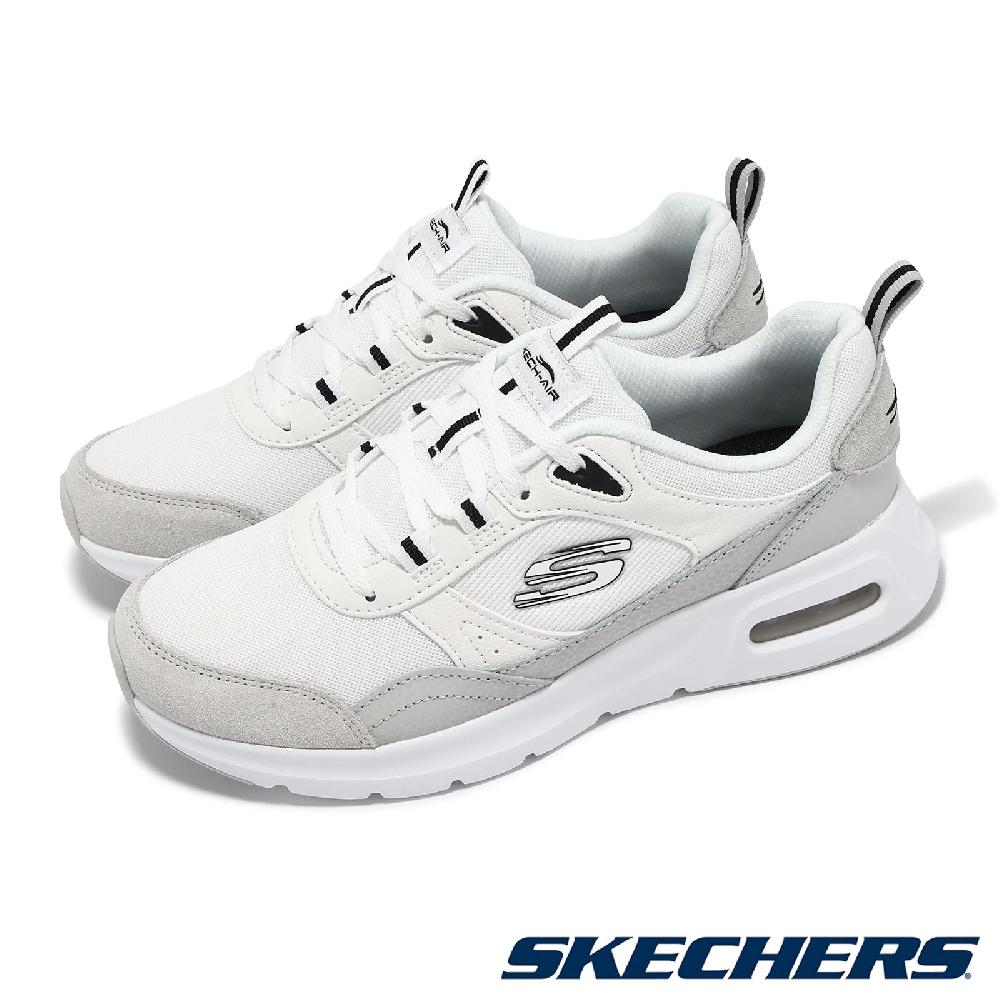 Skechers 斯凱奇 休閒鞋 Skech-Air Court-Retro Avenue 女鞋 白灰 氣墊 緩衝 板鞋 150075WBK