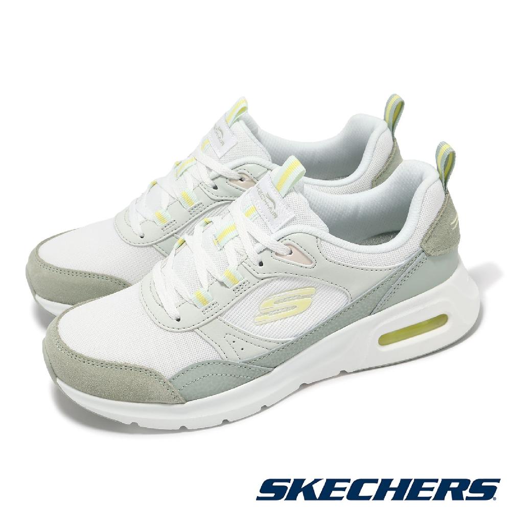 Skechers 斯凱奇 休閒鞋 Skech-Air Court-Retro Avenue 女鞋 白綠 氣墊 緩衝 板鞋 150075WGR