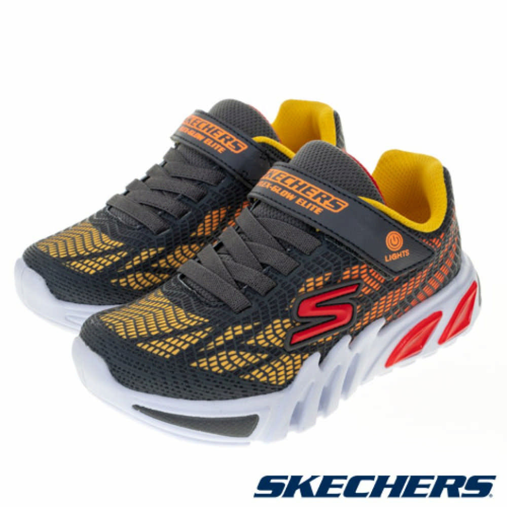 【SKECHERS】中大童 FLEX-GLOW ELITE 休閒鞋-400137LCCMT