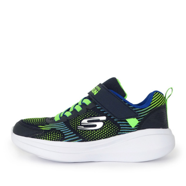 Skechers Go Run Fast [405020LNVLM 中童鞋 運動 休閒 跑步 保護 透氣 舒適 黑藍