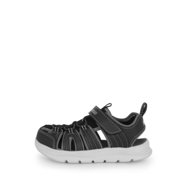Skechers C-flex Sandal 2.0 [400041LBKGY 中童鞋 涼鞋 保護 魔鬼氈 黑 灰