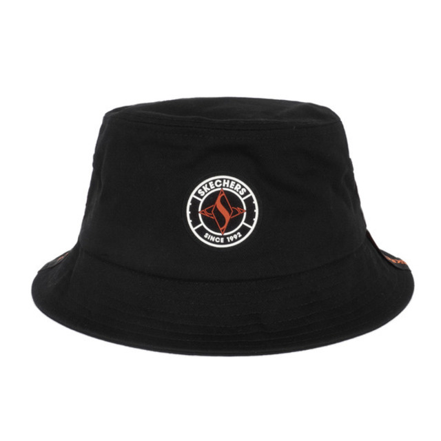 Skechers [L121U026-002K 男女 漁夫帽 配件 LOGO 運動 休閒 時尚 情侶款 斯凱奇 黑