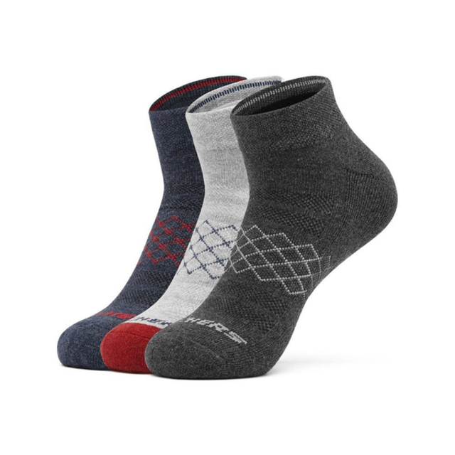 Skechers [S113711-464 男 短筒襪 厚底 針織 柔軟 舒適 吸濕 排汗 三件組