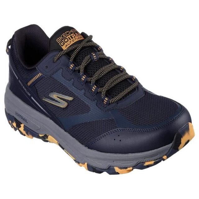 Skechers Go Run Trail Altitude [220917NVMT 男 慢跑鞋 越野 防潑水 深藍黃