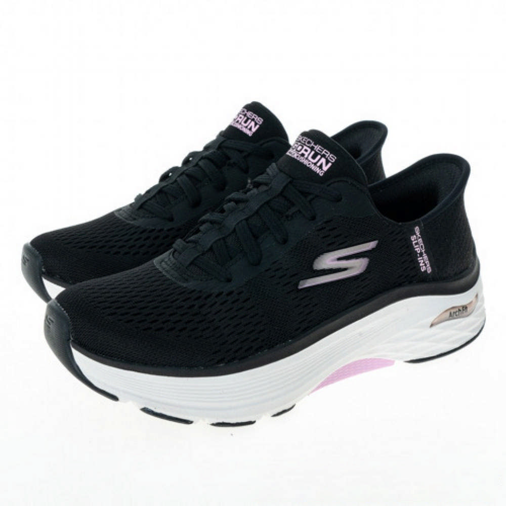 SKECHERS 女 GO RUN MAX CUSHIONING ARCH FIT 跑步鞋-128930BKPK