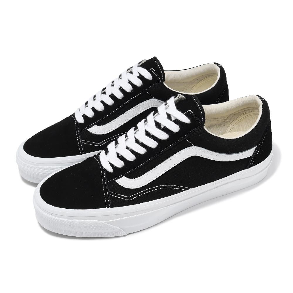 Vans 範斯 休閒鞋 Old Skool 36 男鞋 女鞋 黑 白 麂皮 經典 低筒 板鞋 情侶鞋 VN000CQDBA2