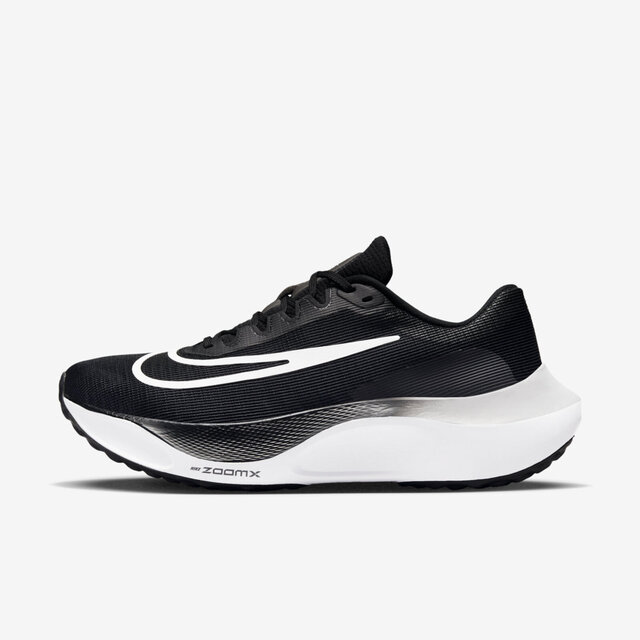 Nike Zoom Fly 5 [DM8968-001 男 慢跑鞋 運動 路跑 馬拉松 輕量 緩震 支撐 黑 白