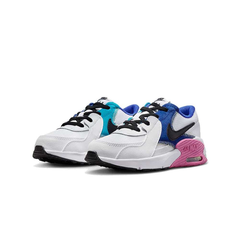 【NIKE】NIKE AIR MAX EXCEE PS 休閒鞋 童鞋 中童 白藍紫 多色-CD6892117