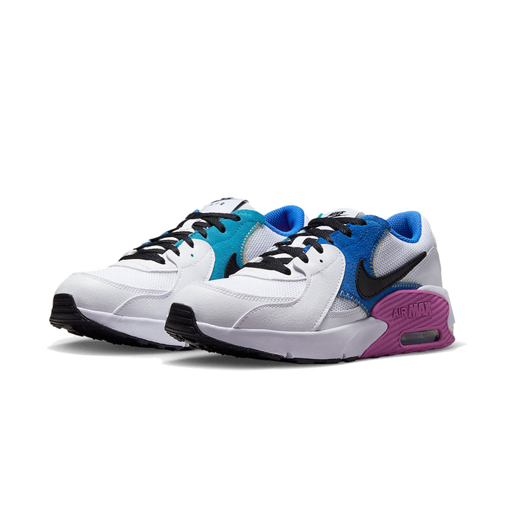 【NIKE】NIKE AIR MAX EXCEE GS 休閒鞋 童鞋 女鞋 大童 白藍紫 多色-CD6894117