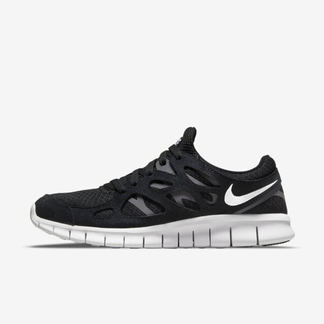 Nike Free Run 2 [537732-004 男 慢跑鞋 運動 路跑 赤足 襪套 緩震 柔軟 舒適 黑白