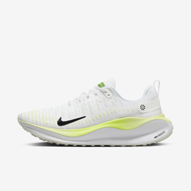 Nike Reactx Infinity Run 4 [DR2665-101 男 慢跑鞋 路跑 緩震 耐磨 白 螢光黃