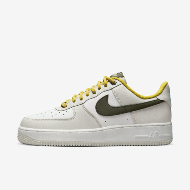 Nike Air Force 1 07 PRM [FV3628-031 男 休閒鞋 經典 AF1 穿搭 灰白 黃綠