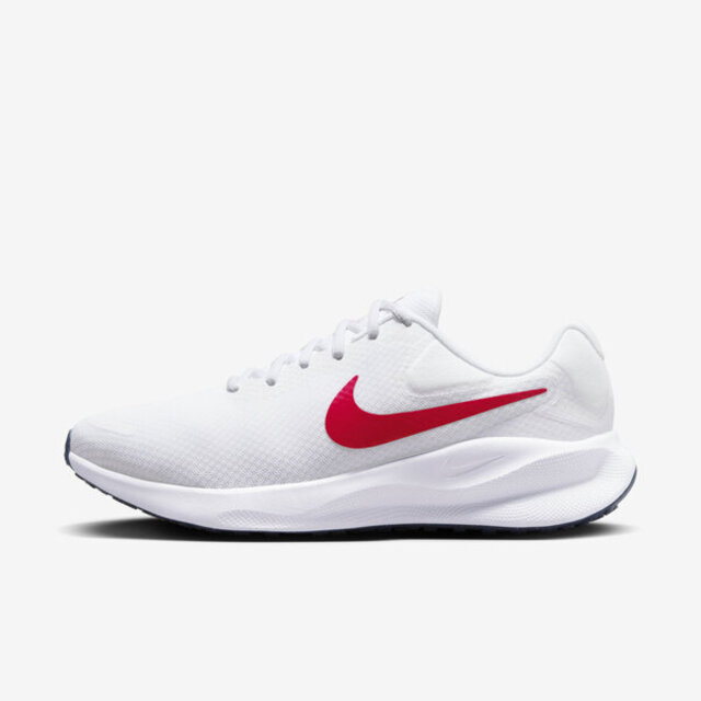 Nike Revolution 7 Wide [FB8501-100男 慢跑鞋 特寬 運動 休閒 入門款 緩震 白紅