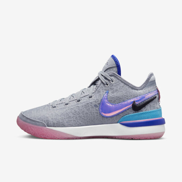 Nike Zoom LeBron NXXT Gen EP [DR8788-002 男 籃球鞋 運動 氣墊 耐磨 灰 紫