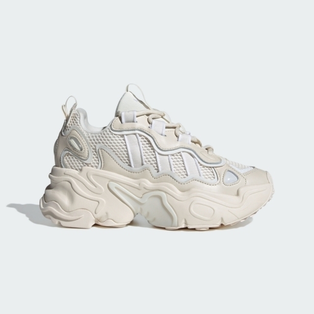 Adidas Ozthemis W IG1505 女 休閒鞋 運動 復古 厚底 增高 反光 舒適 潮流 穿搭 米白