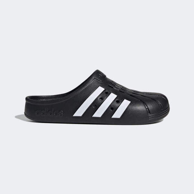 Adidas Adilette Clog GZ5886 男女 涼拖鞋 洞洞鞋 防水 休閒 懶人鞋 游泳 黑白