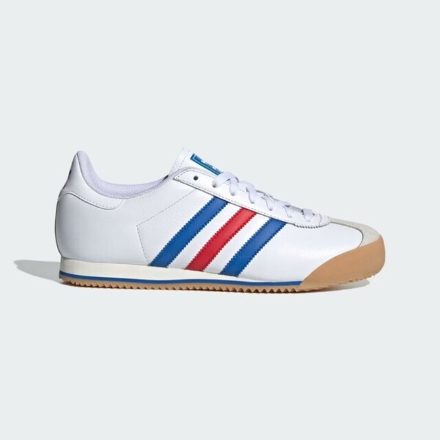Adidas K 74 IF9509 男 休閒鞋 運動 復古 三葉草 緩震 舒適 膠底 白藍紅
