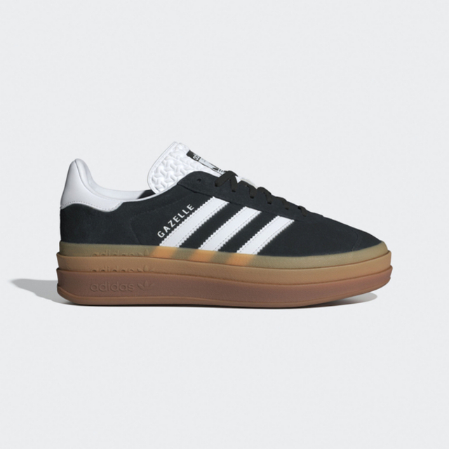 Adidas Gazelle Bold W IE0876 女 休閒鞋 經典 復古 三葉草 厚底 增高 黑 白