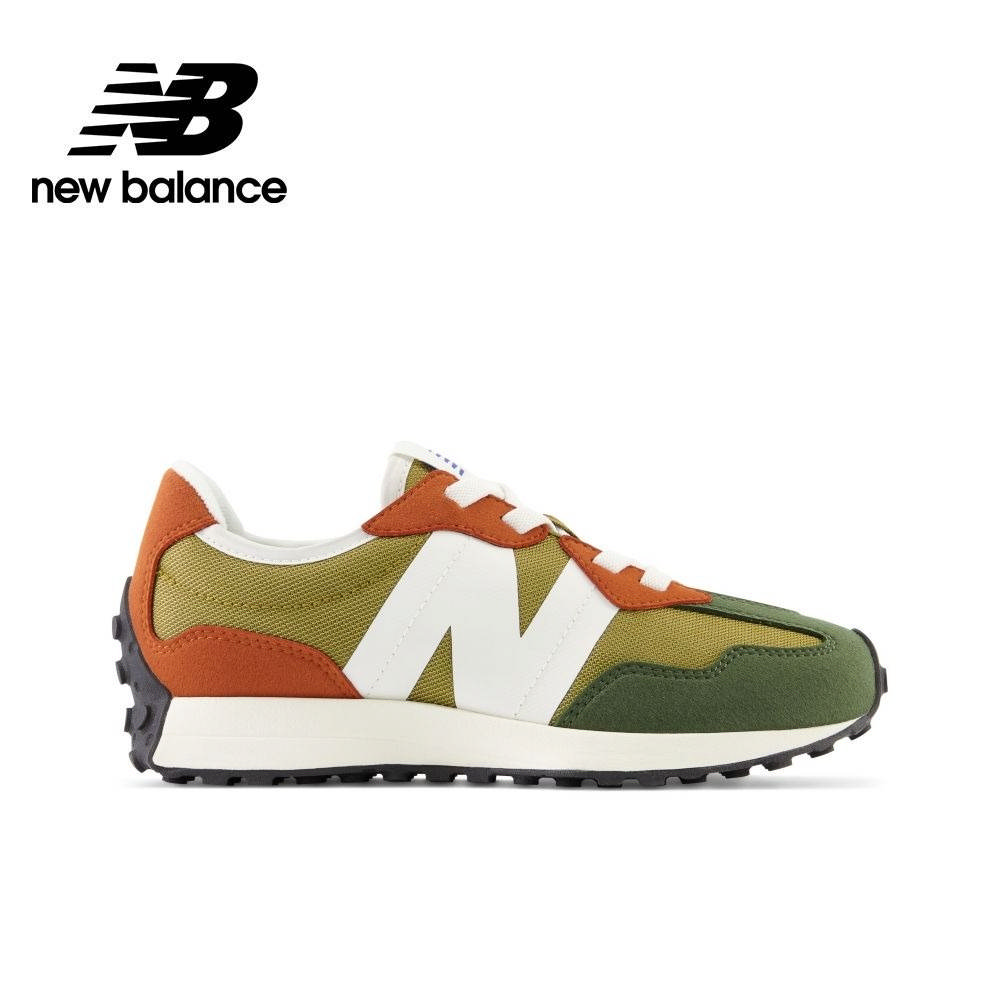 【New Balance】327 系列 中大童 休閒鞋 綠_PH327HC-W