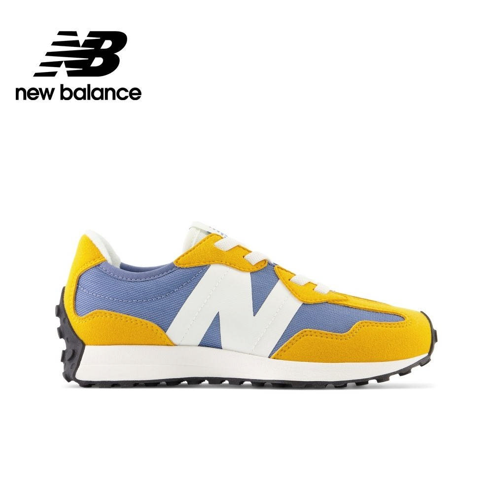 【New Balance】327 系列 中大童 休閒鞋 黃藍_PH327UN-W