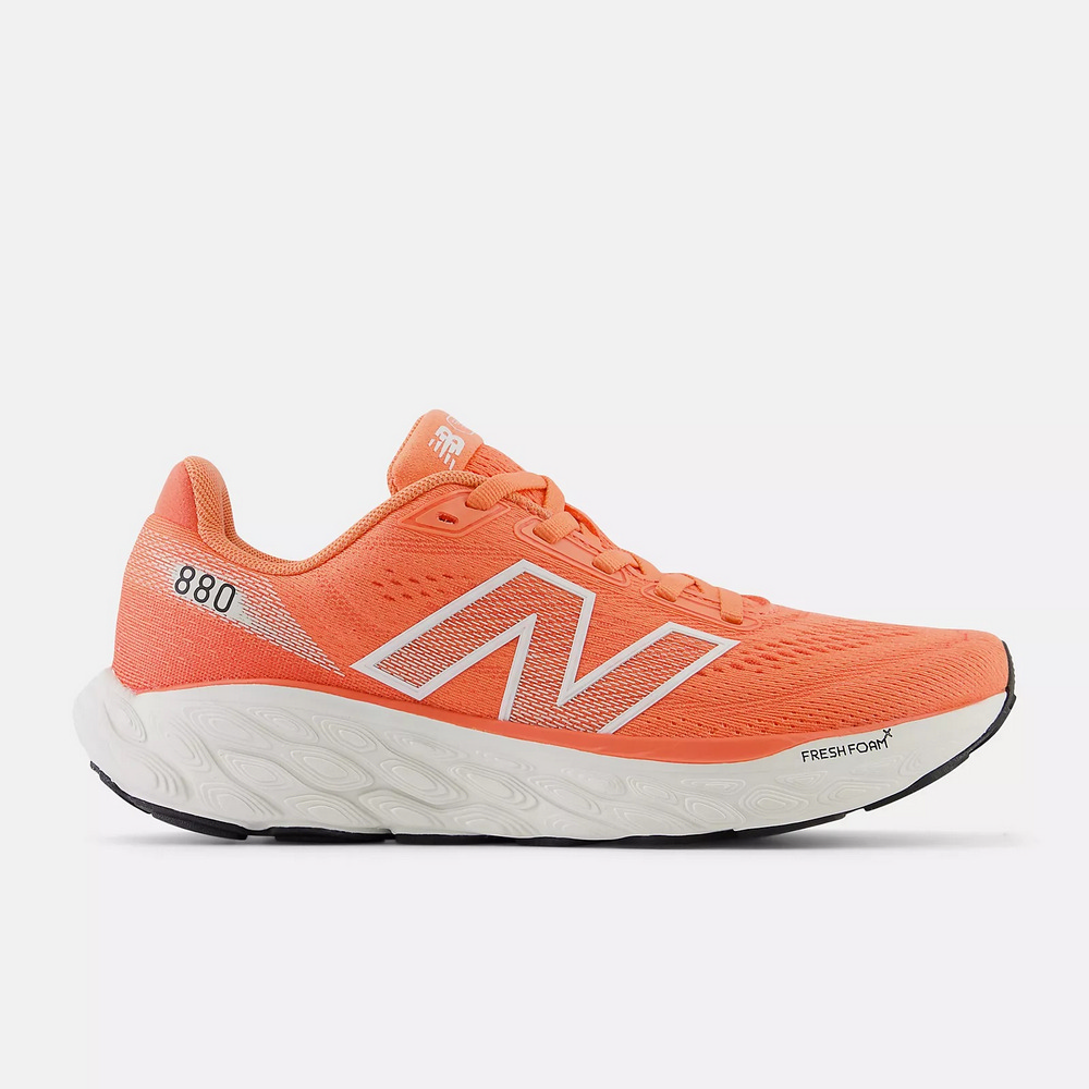 【New Balance】慢跑鞋 跑步鞋 女鞋 橘色 W880L14-D