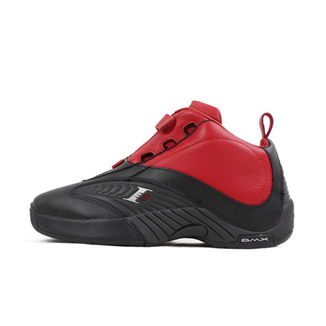 Reebok Answer IV [100033883 男 籃球鞋 運動 球鞋 艾佛森 皮革 拉鍊 隱藏式鞋帶 紅黑