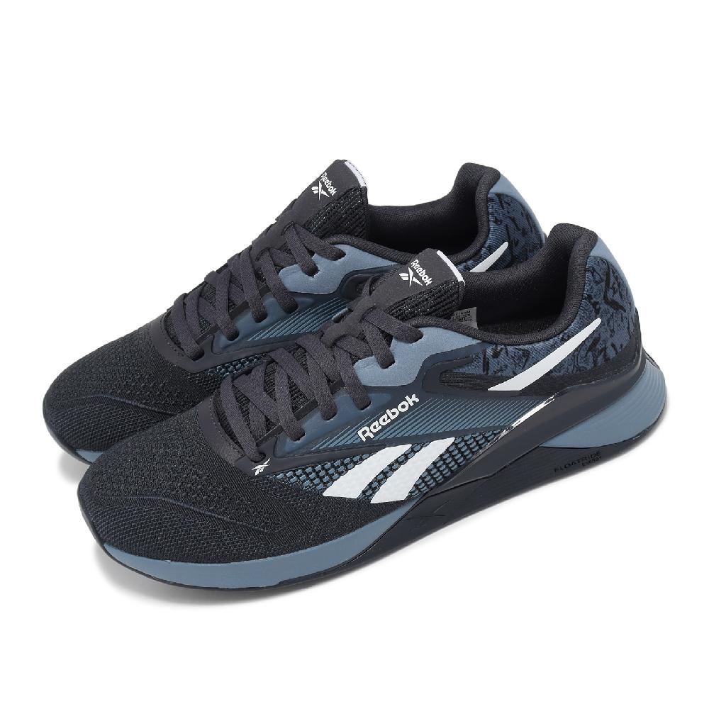 Reebok 銳跑 訓練鞋 Nano X4 男鞋 藍 黑 穩定 支撐 緩衝 多功能 健身 運動鞋 100074302