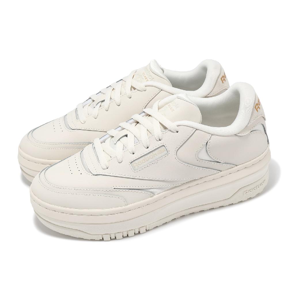 Reebok 銳跑 休閒鞋 Club C Extra 女鞋 男鞋 米白 厚底 增高 復古 100033110