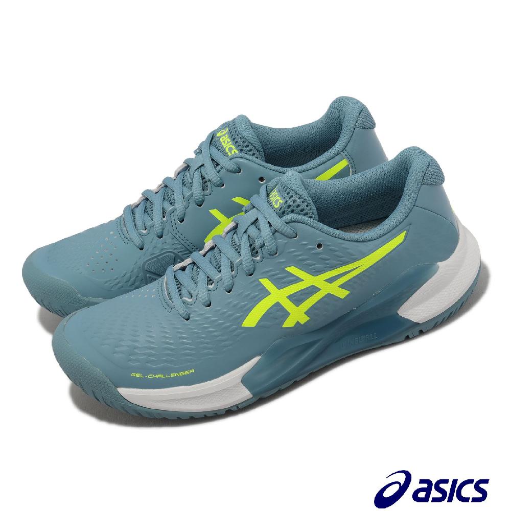 Asics 亞瑟士 網球鞋 GEL-Challenger 14 女鞋 水藍 黃 底線型 亞瑟膠 緩衝 1042A231400