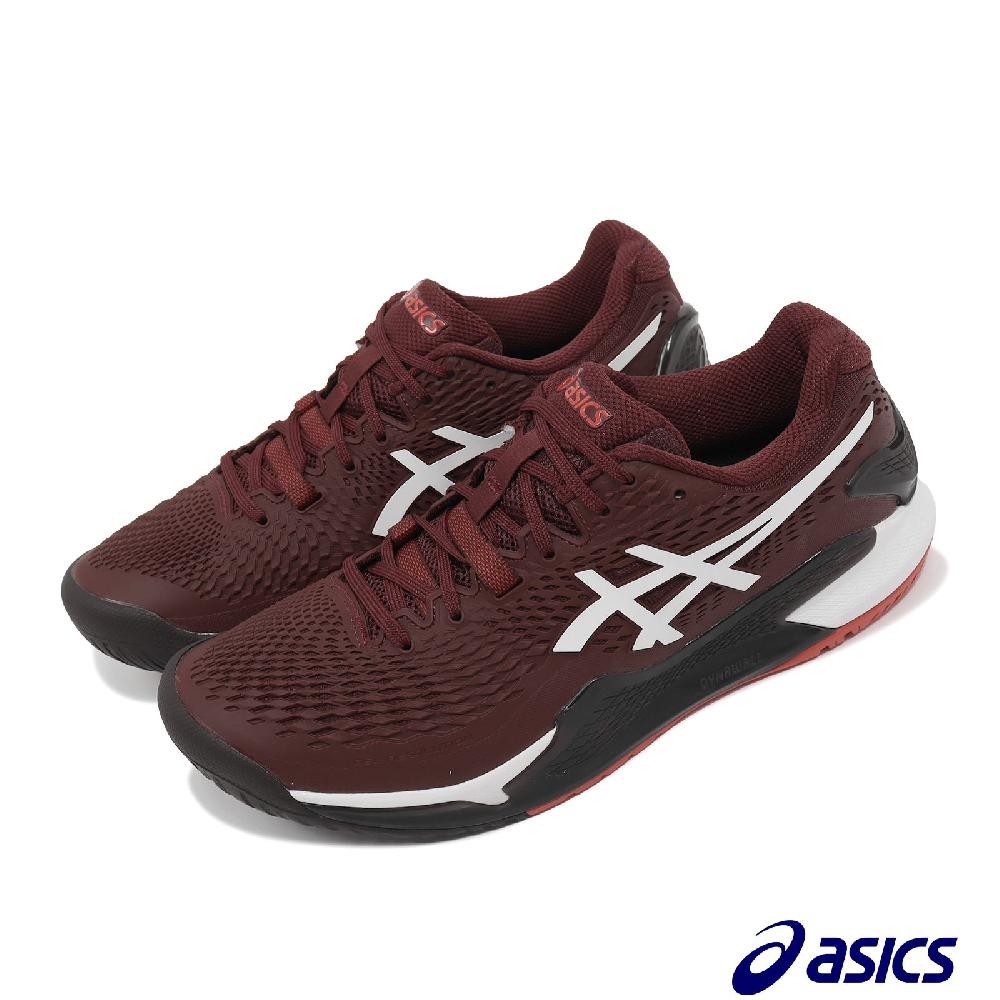 Asics 亞瑟士 網球鞋 GEL-Resolution 9 男鞋 紅 白 底線型 穩定 運動鞋 1041A330600