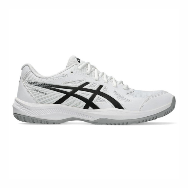 Asics Upcourt 6 1071A104-101 男女 排球鞋 羽球鞋 輕量 舒適 支撐 亞瑟士 白 黑
