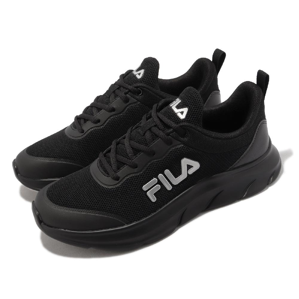 Fila 慢跑鞋 Skyway 男鞋 黑 緩衝 基本款 運動鞋 路跑 斐樂 1J315X001