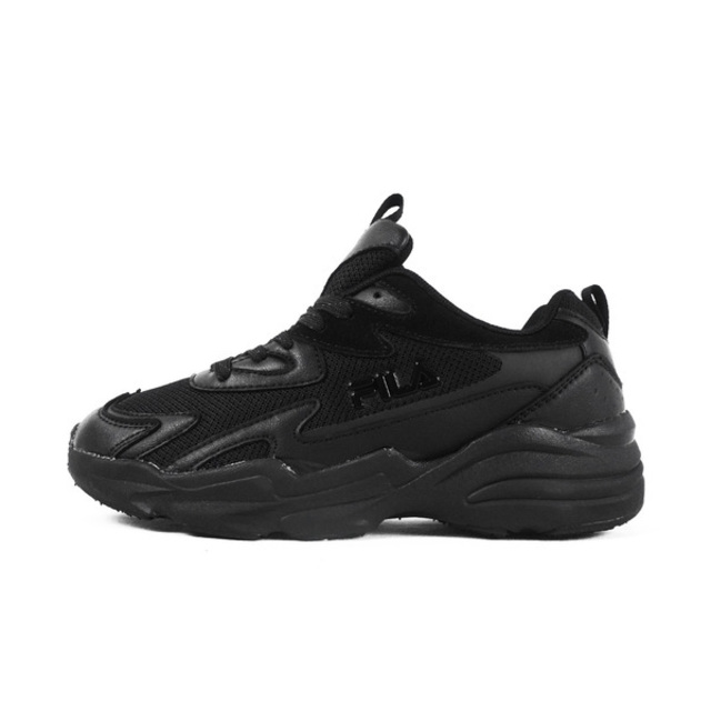 Fila Wavelet [5-J906W-000 女 運動休閒鞋 老爹鞋 厚底 復古 舒適 黑