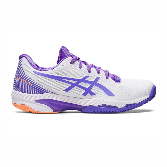 Asics Solution Speed FF 2 [1042A136-104 女 網球鞋 澳網配色 支撐 穩定 白紫